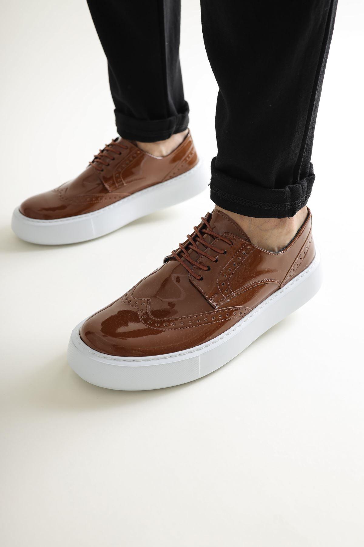 CH149 BT Patent Leather Men's Sneaker Casual Shoes - STREET MODE ™