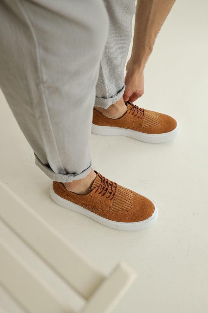 CH149 Suede Men's Shoes TAN - STREET MODE ™