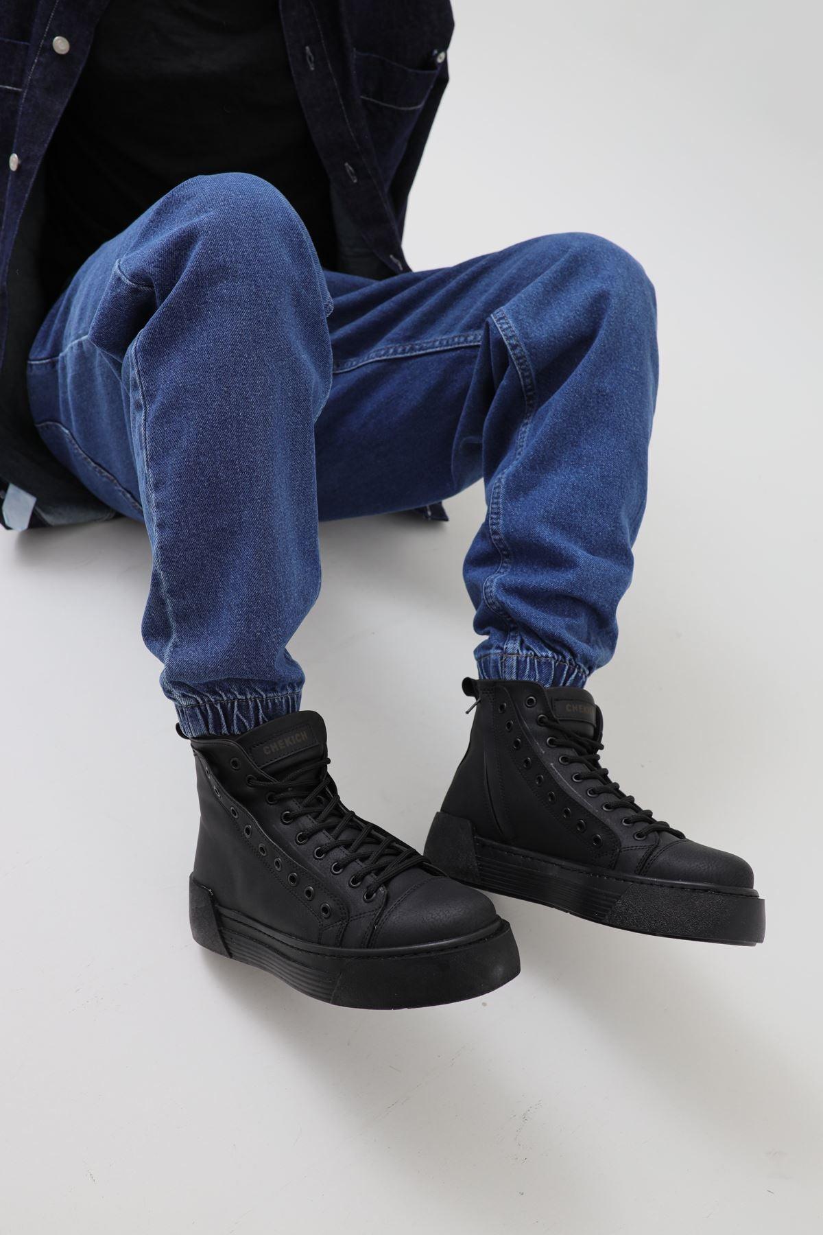 CH167 ST Men's Boots BLACK/BLACK - STREET MODE ™