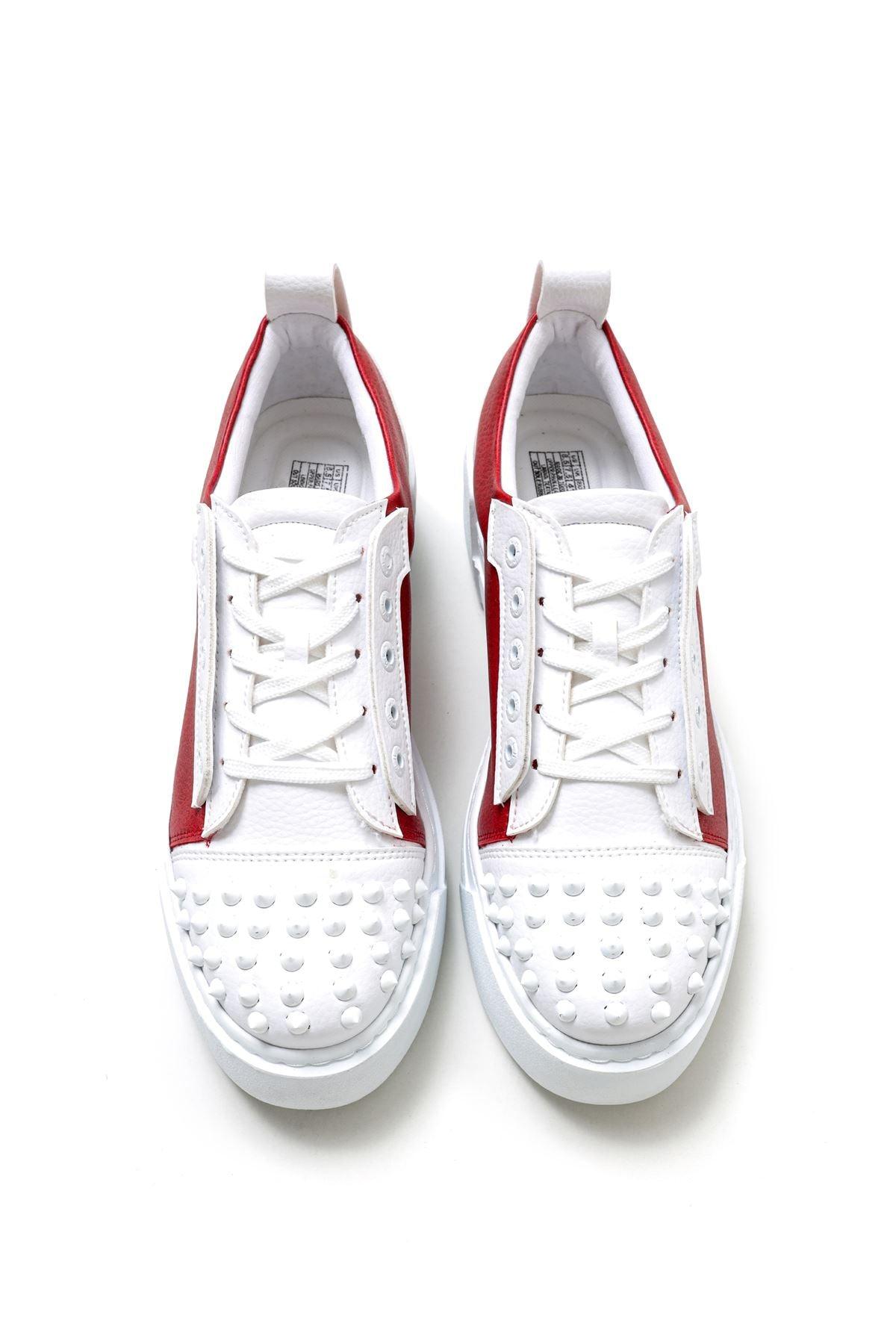 CH169 BT Men's Shoes WHITE / RED - STREET MODE ™