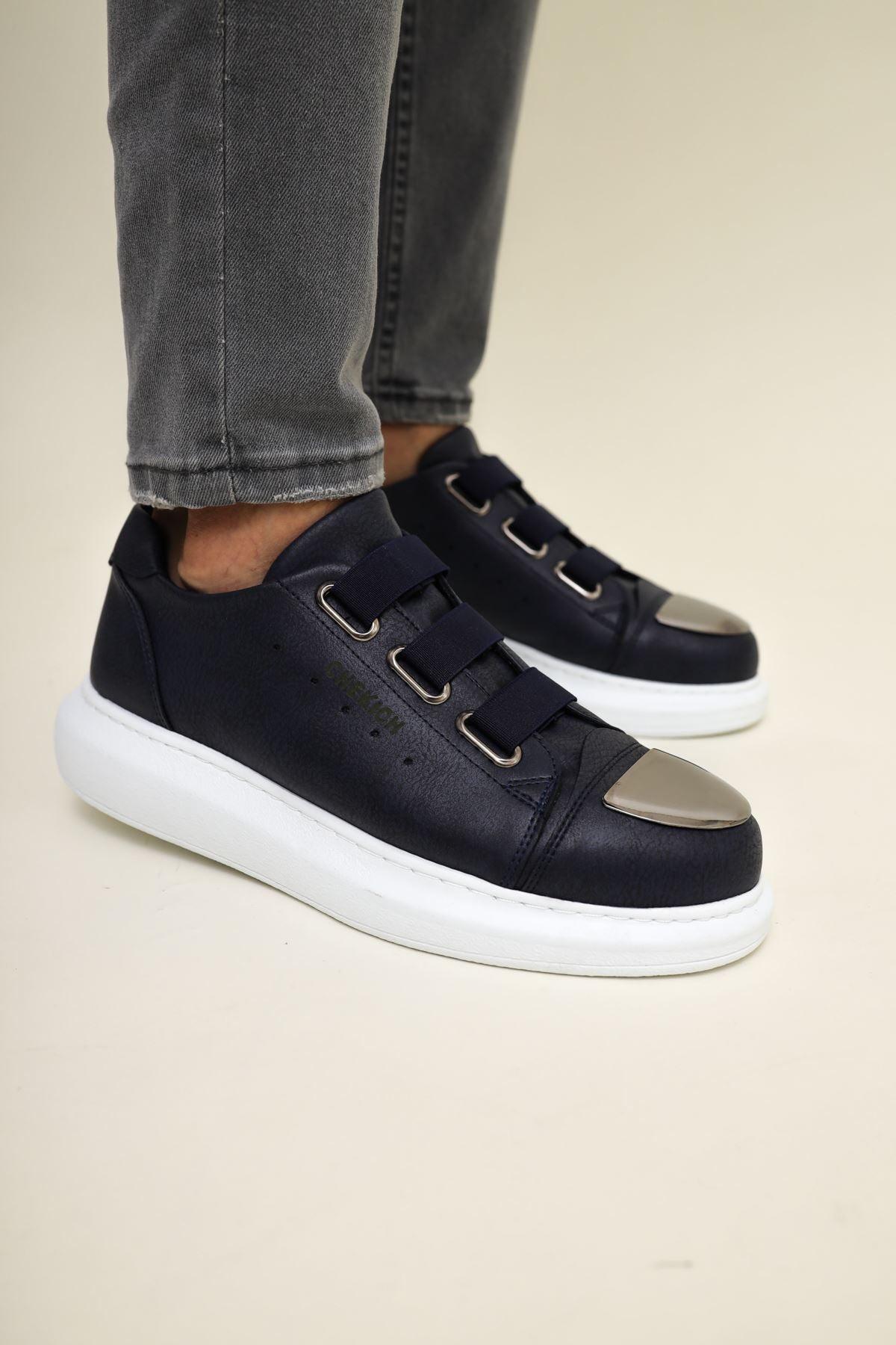 CH251 BT Men's Sneakers Shoes Navy BLUE - STREET MODE ™