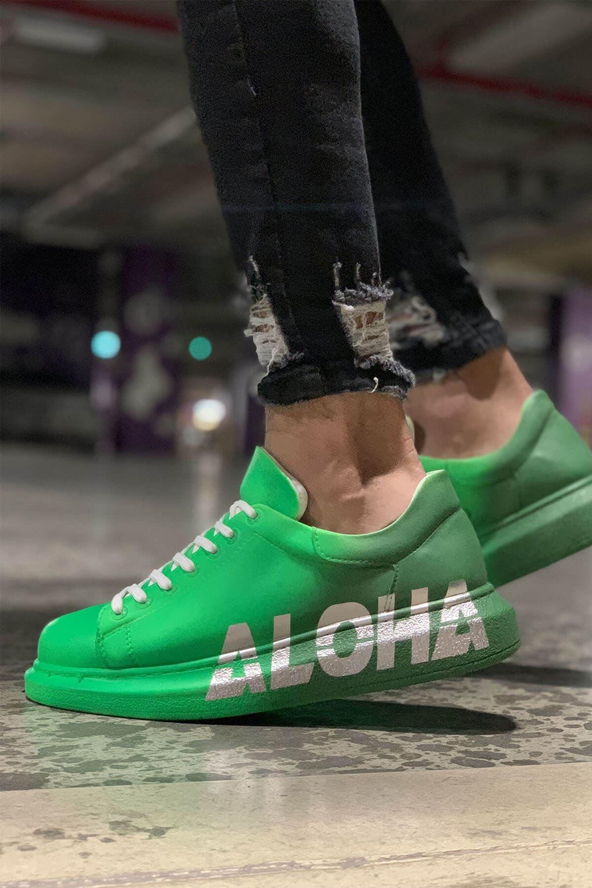 CH254 Men's Unisex Green Casual Sneaker Sports Shoes - STREET MODE ™
