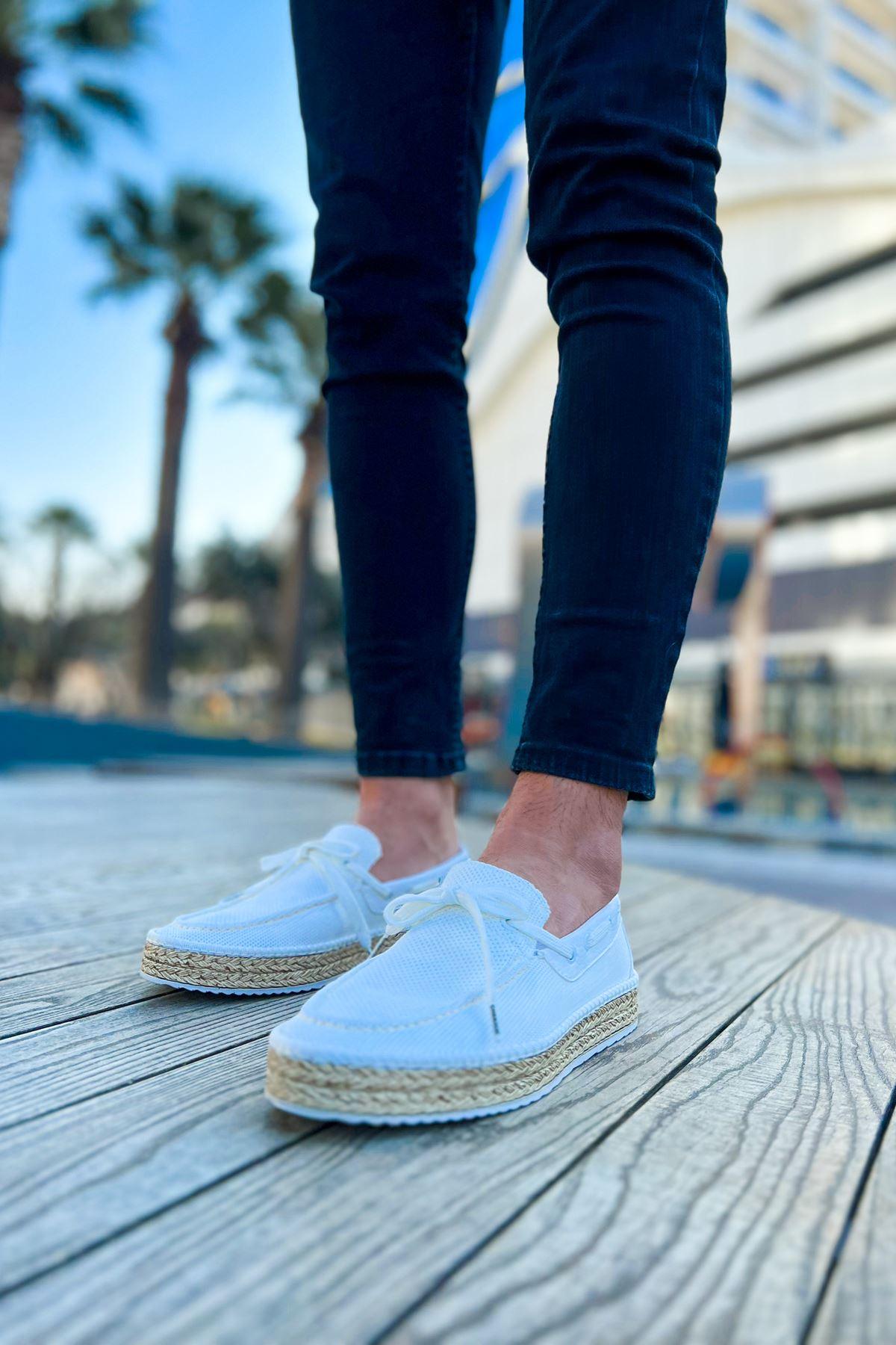 CH311 Espadril Men's sneakers Shoes WHITE - STREET MODE ™