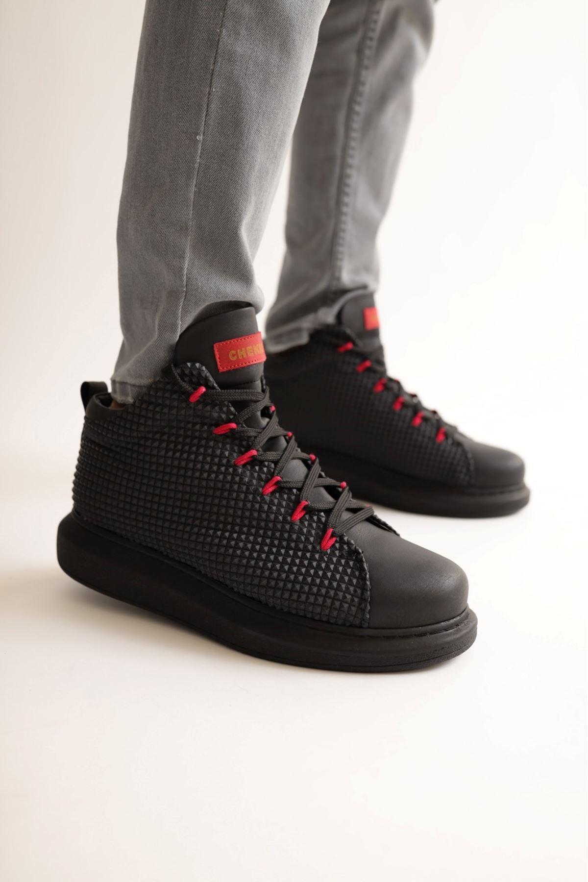 CH111 Garni ST BLACK/RED men's sneakers shoes - STREET MODE ™