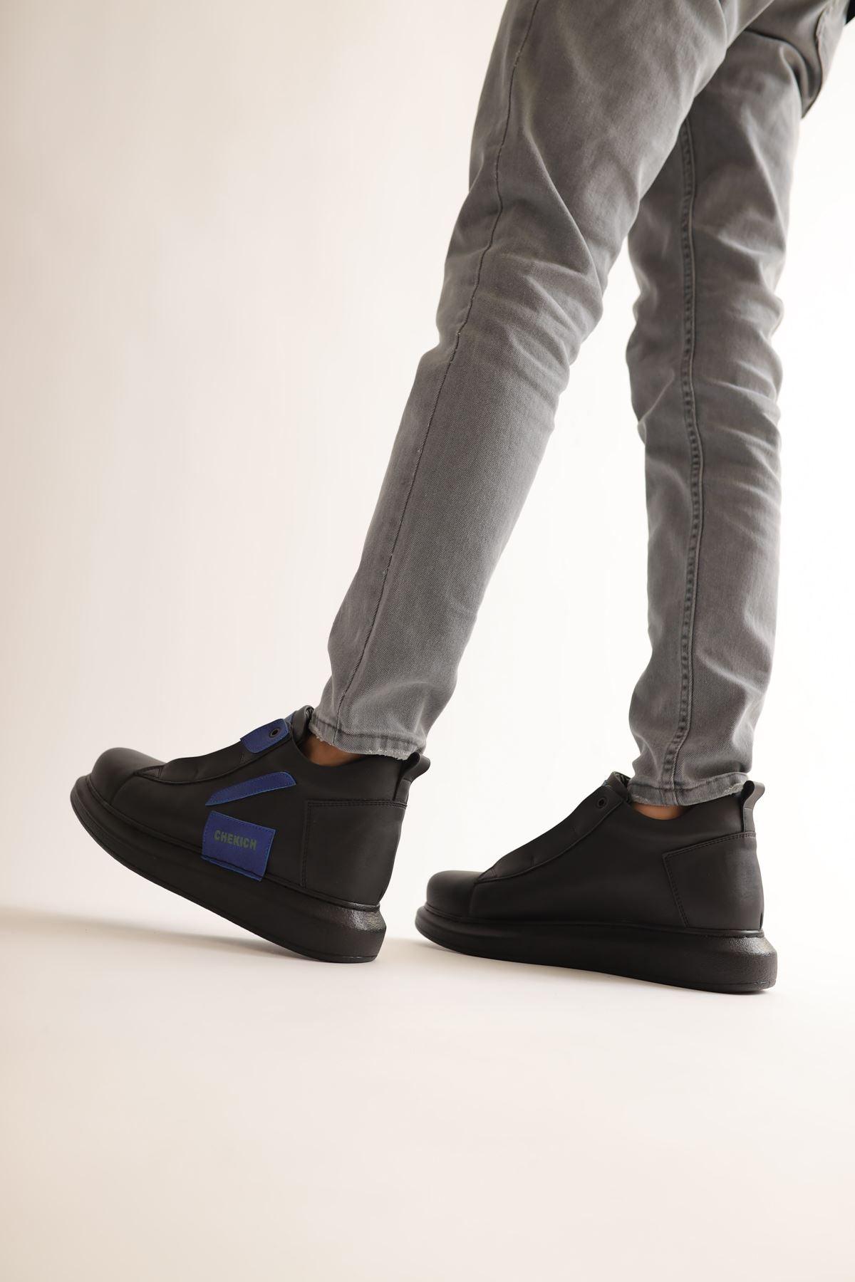 CH131 men's shoes sneakers Garni ST BLACK/SAX BLUE - STREET MODE ™