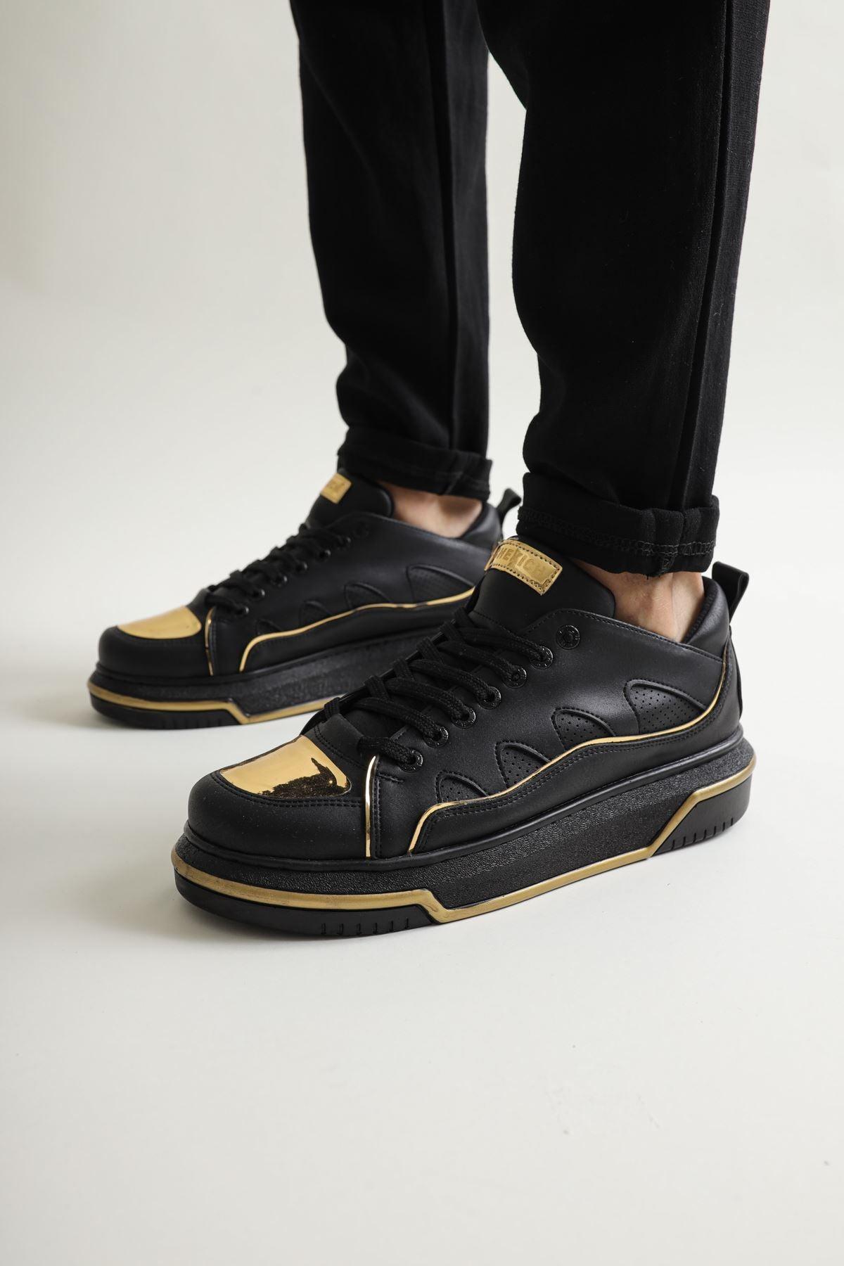 CH183 ST Men's Shoes BLACK/GOLD - STREET MODE ™