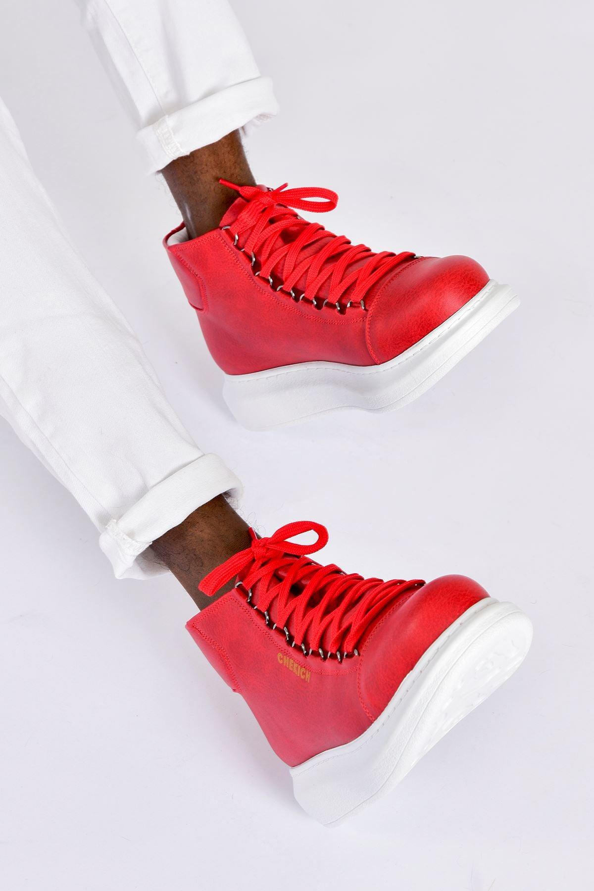 CH258 BT Men's Boots RED - STREET MODE ™
