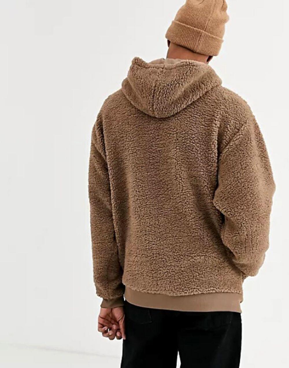 Design Teddy Borg Oversize Men's Plush Light Brown - STREET MODE ™