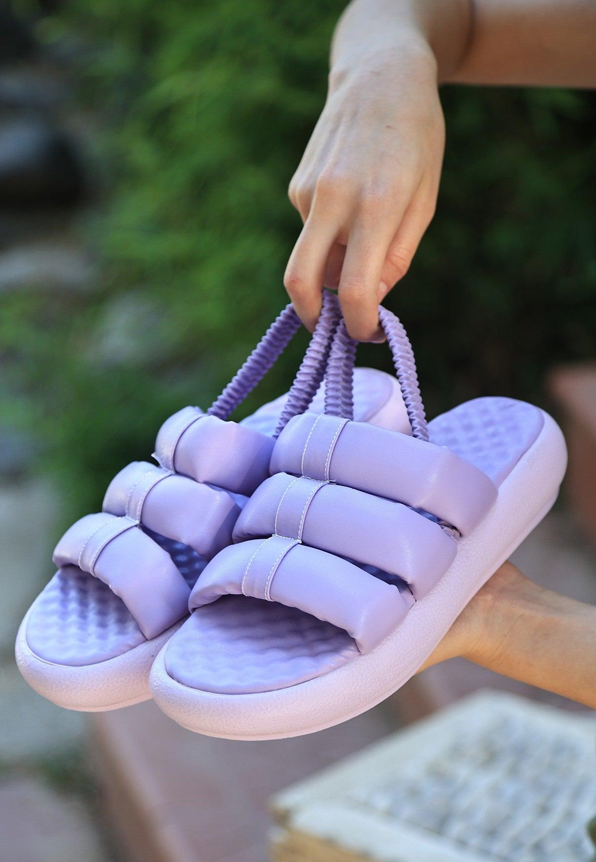 Hara Lilac Skin Sandals - STREET MODE ™
