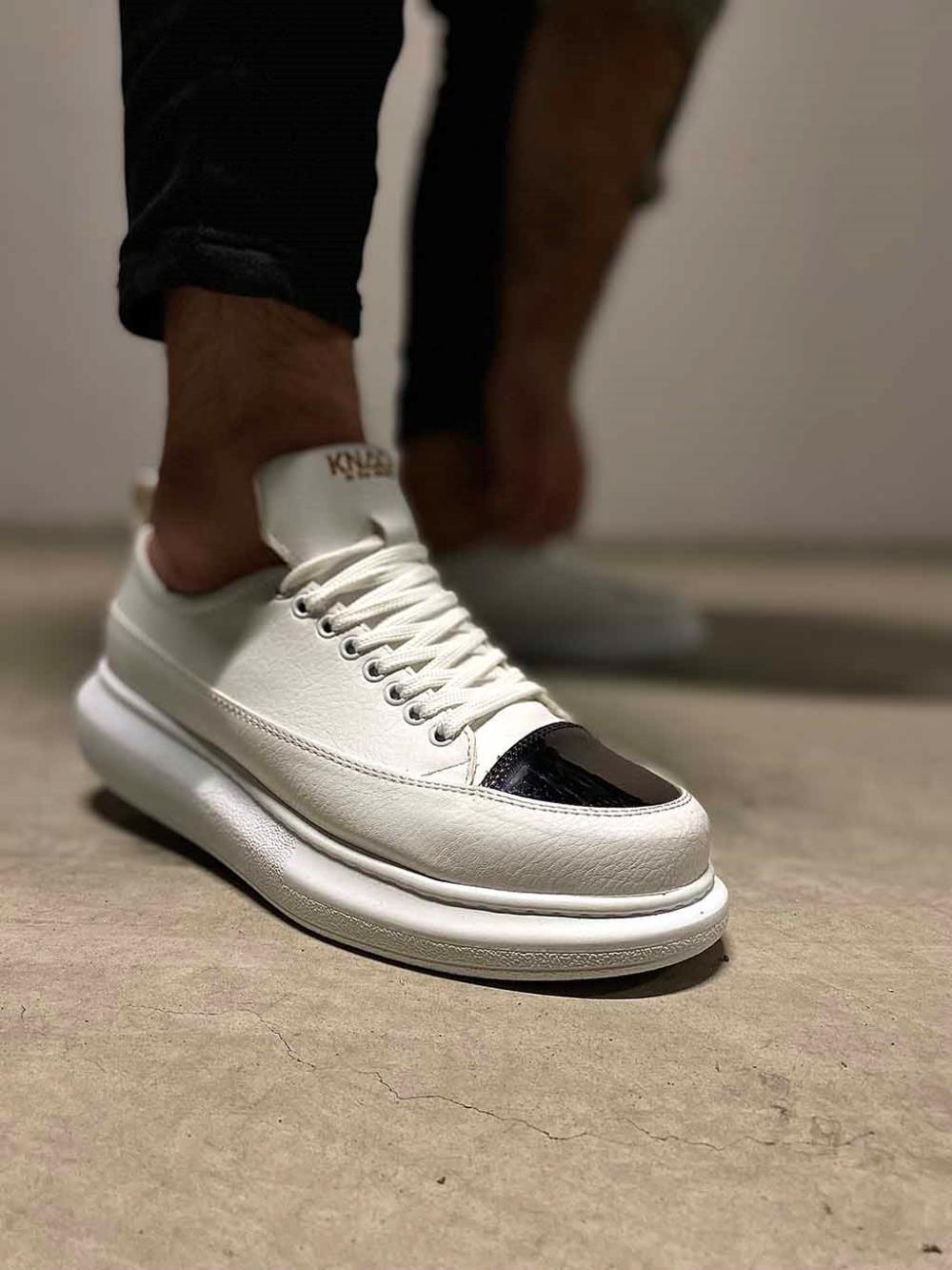Men's Knack Sneakers Shoes 813 White - STREET MODE ™