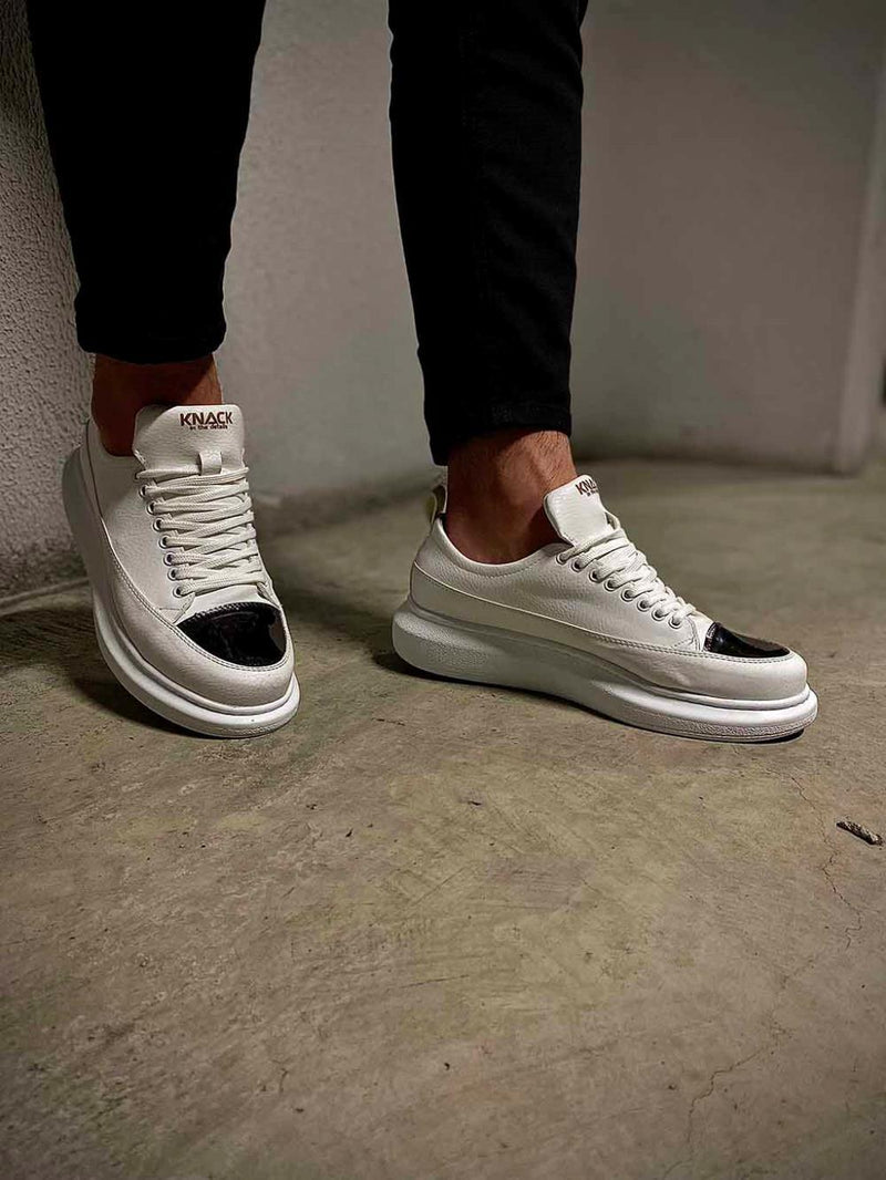 Men's Knack Sneakers Shoes 813 White - STREET MODE ™