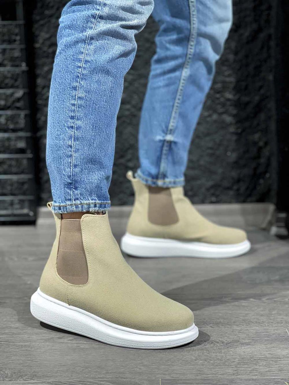 Men's Boots Shoes 111 Mink Suede - STREET MODE ™