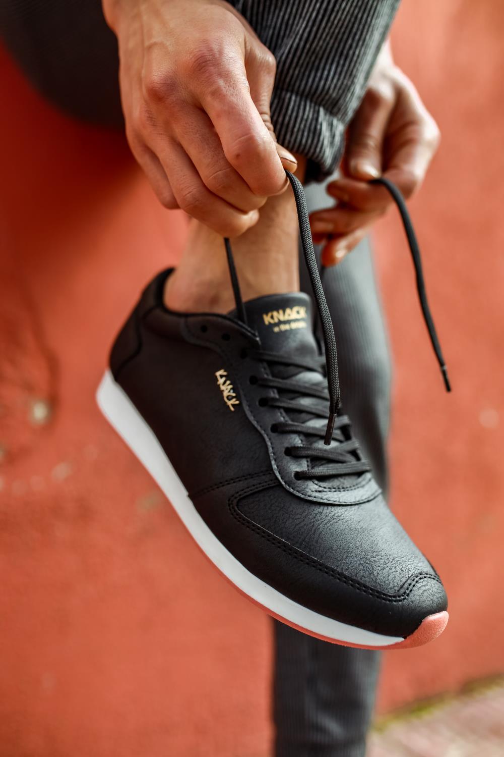 Men's Daily Sneaker Shoes 002 Black - STREET MODE ™