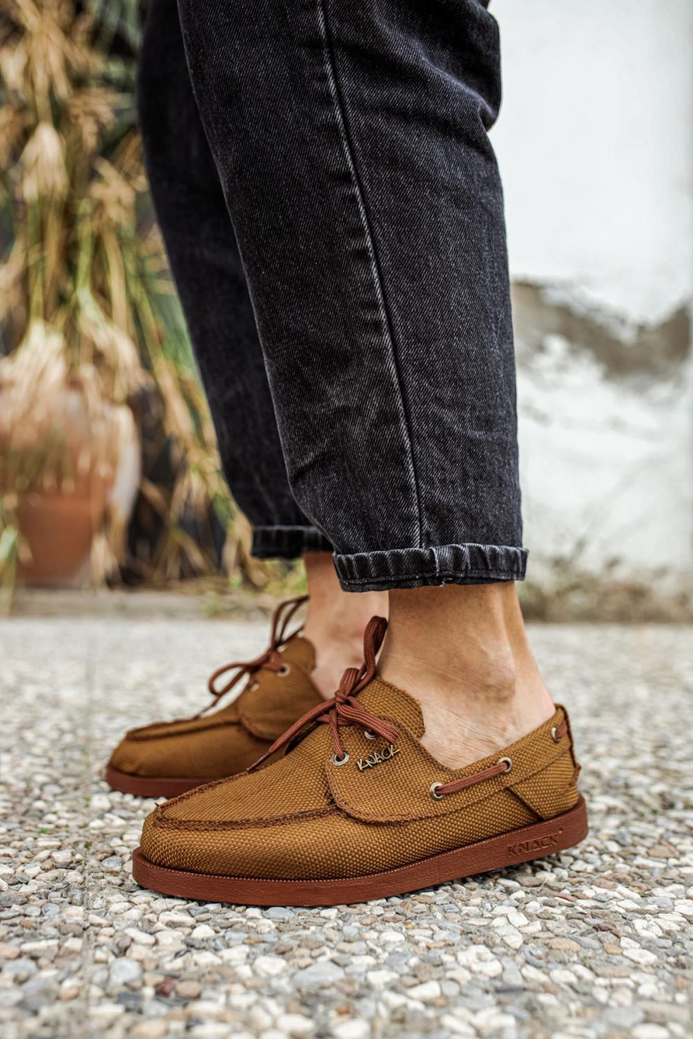 Men's Ocher Seasonal Linen Shoes - STREET MODE ™
