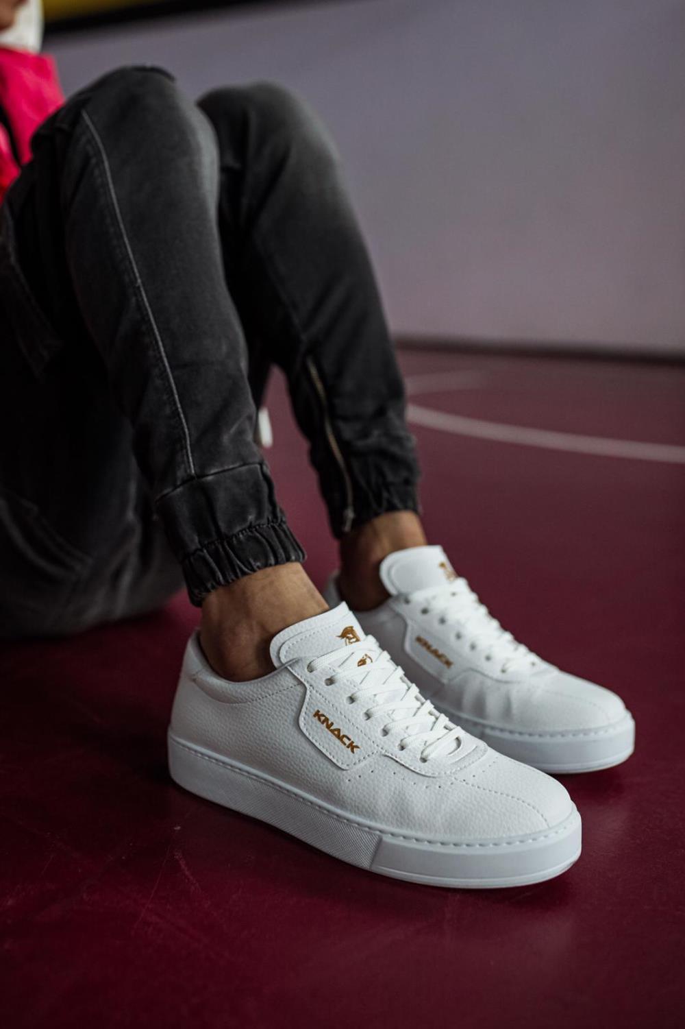Men's Sneaker Casual Shoes 060 White - STREET MODE ™