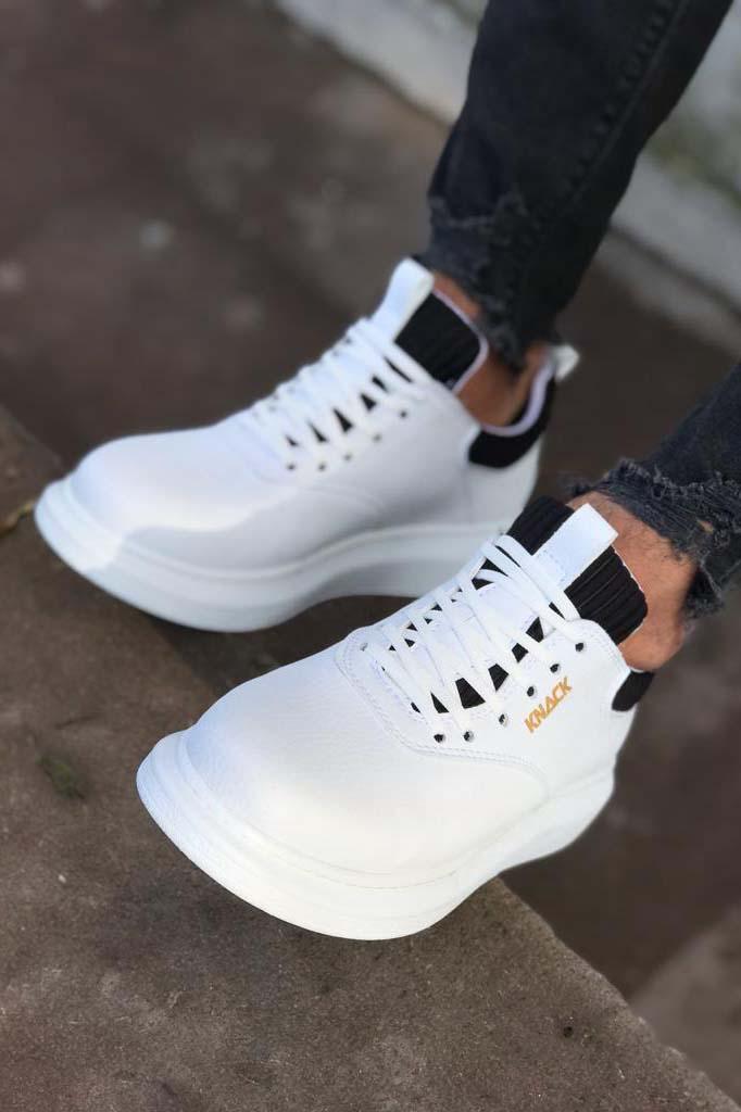 Men Sneaker Casual Shoes 055 White - STREET MODE ™