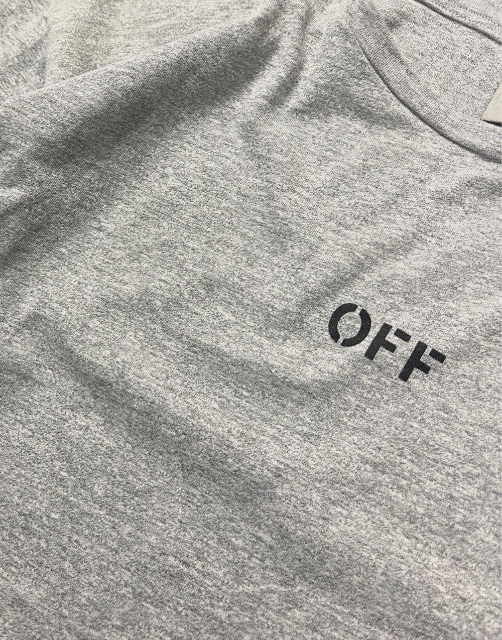 Off Basic Regular Men's T-Shirt Gray - STREET MODE ™