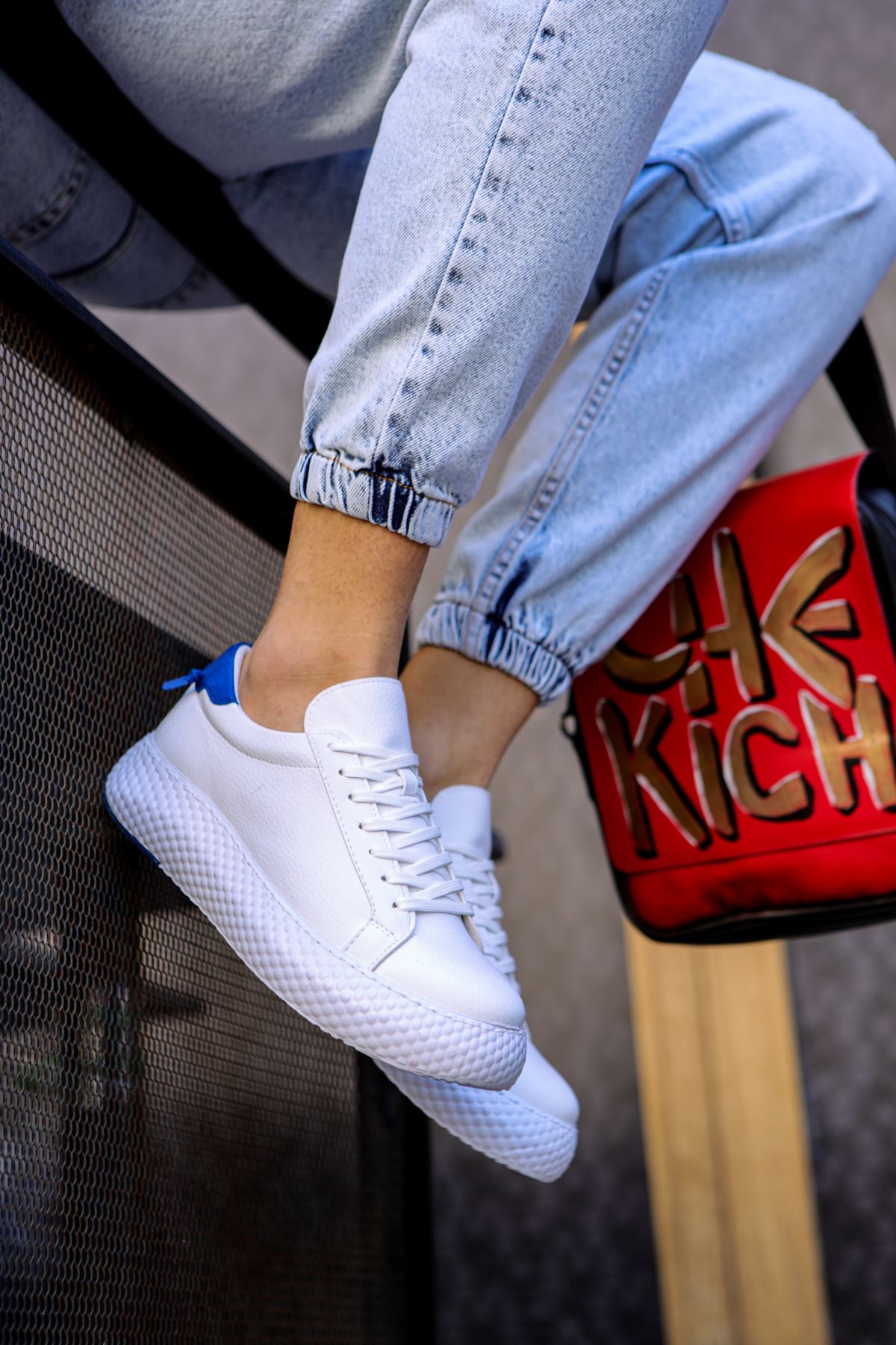 CH107 Men's Full White Casual Sneaker Sports Shoes - STREET MODE ™