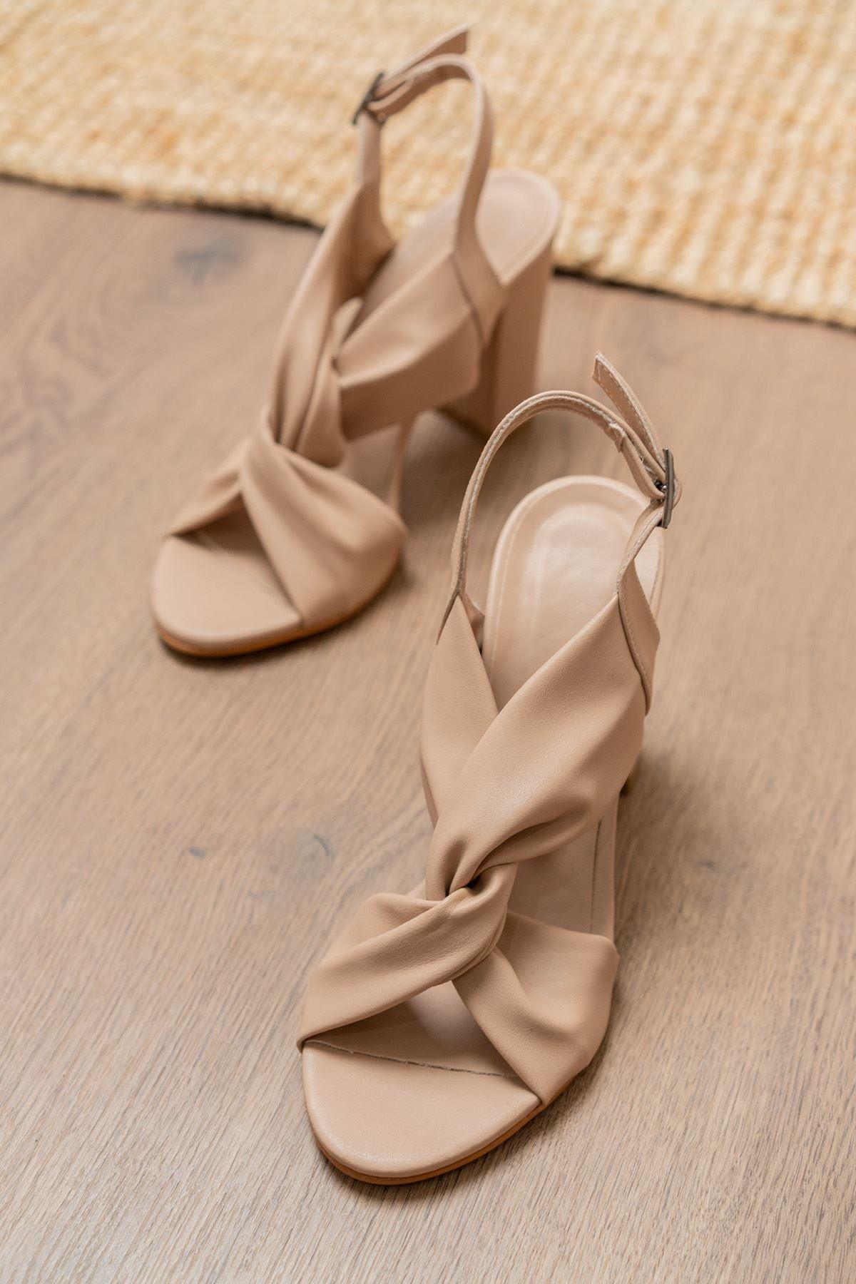 Serafima Nude Skin High Heels Women's Shoes - STREET MODE ™