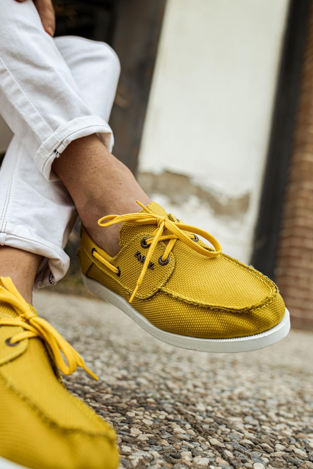 Men's Yellow Seasonal Casual Linen Shoes - STREET MODE ™